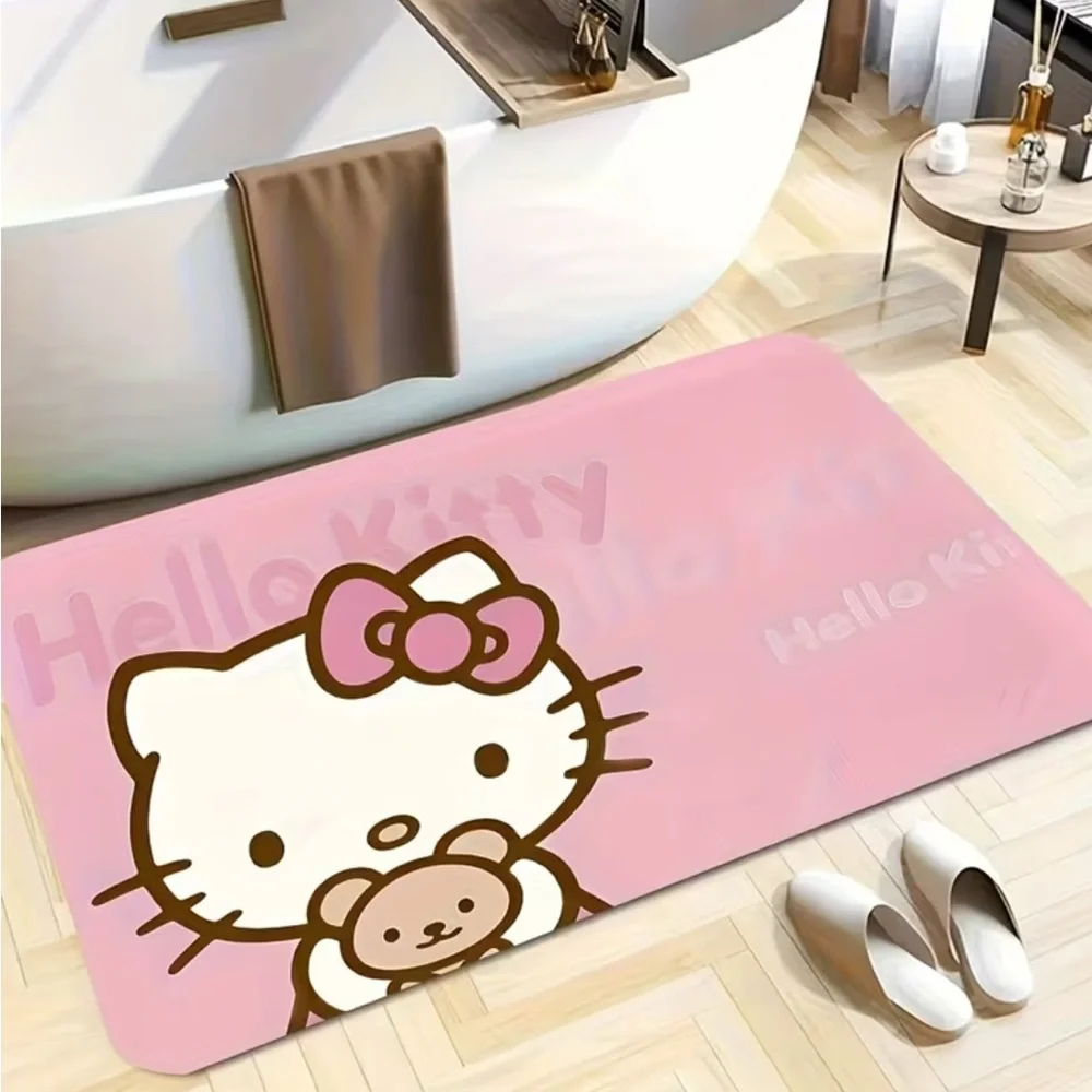 {NEW} Pink Hello Kitty Pink Bath Mat